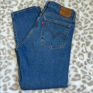 Levi's Blue Denim Jeans "wedgie" style